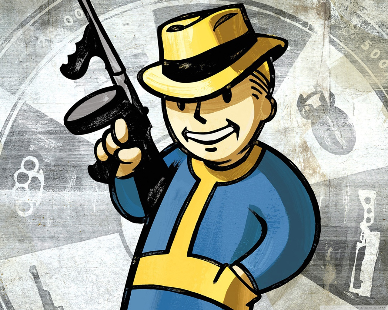 Fallout 4 Bobbleheads Drawings - HD Wallpaper 