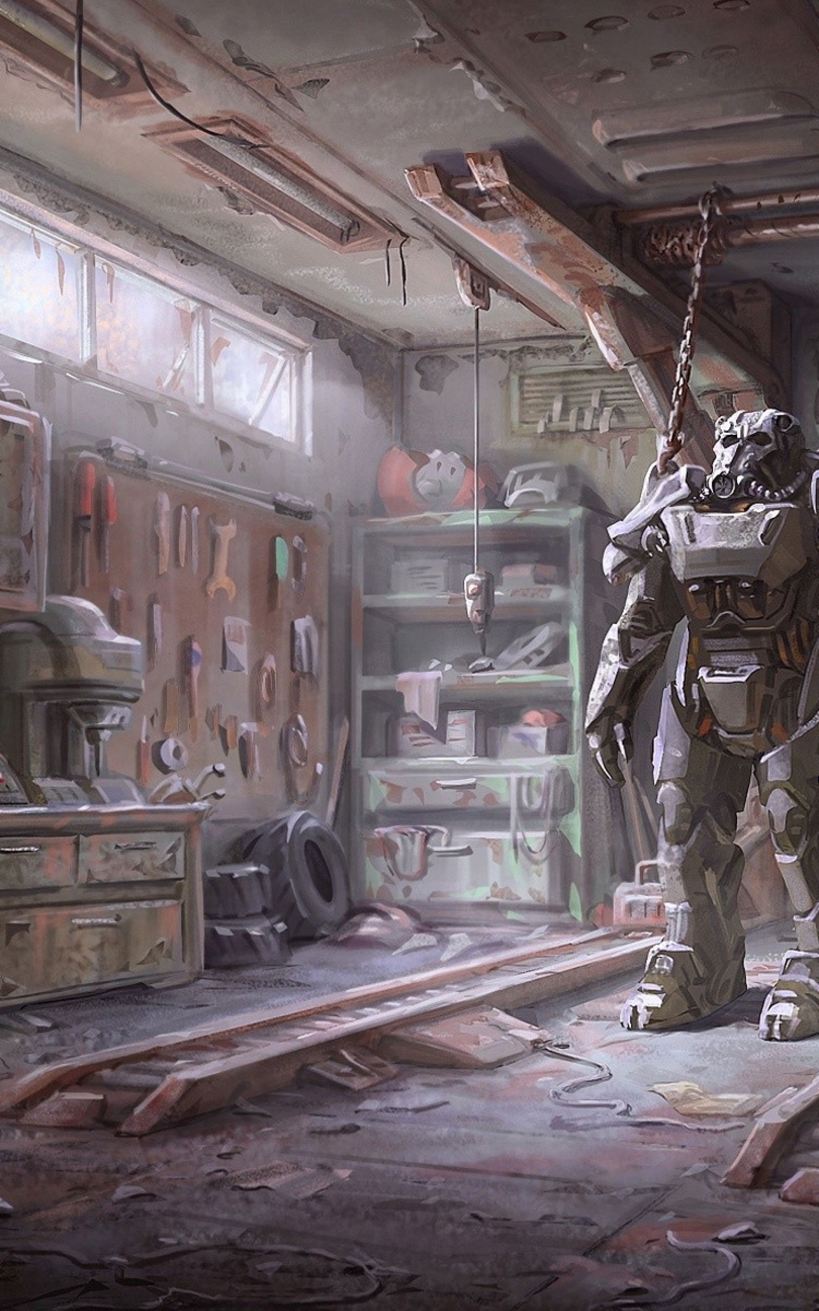 Brotherhood Of Steel, Robot, Sci-fi - Best Fallout 4 - HD Wallpaper 