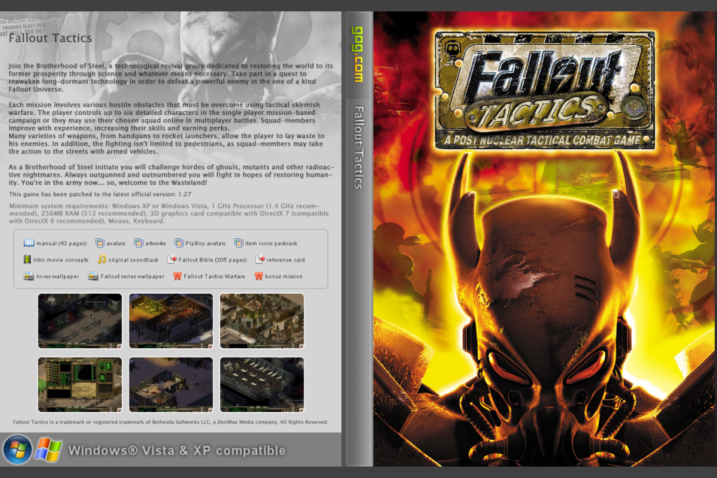 Fallout Tactics Brotherhood Of Steel Poster - HD Wallpaper 