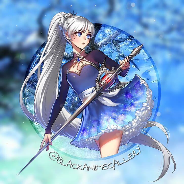Rwby, Weiss Schnee, Anime Girls, White, Hd Wallpaper - HD Wallpaper 