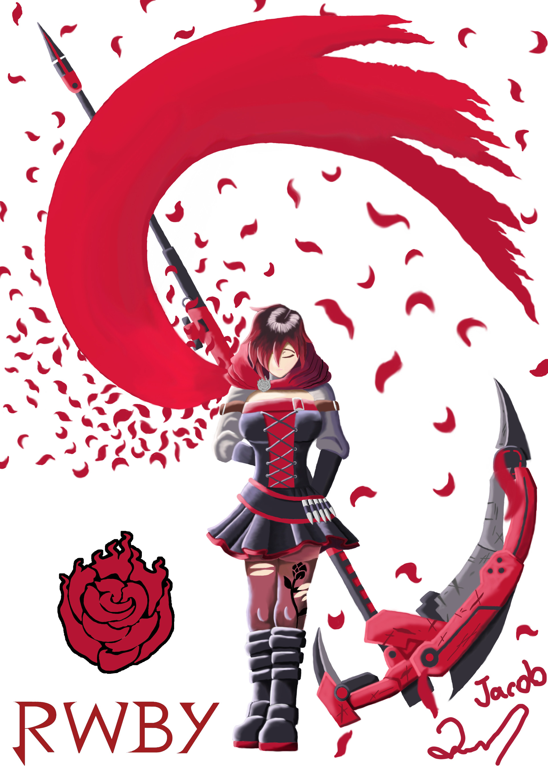 Rwby Ruby Rose Wallpaper Hd - HD Wallpaper 