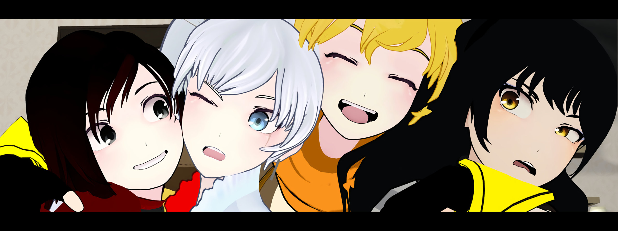 Download Dual Screen Rwby Desktop Background Id - Rwby Yang Gay Panic - HD Wallpaper 