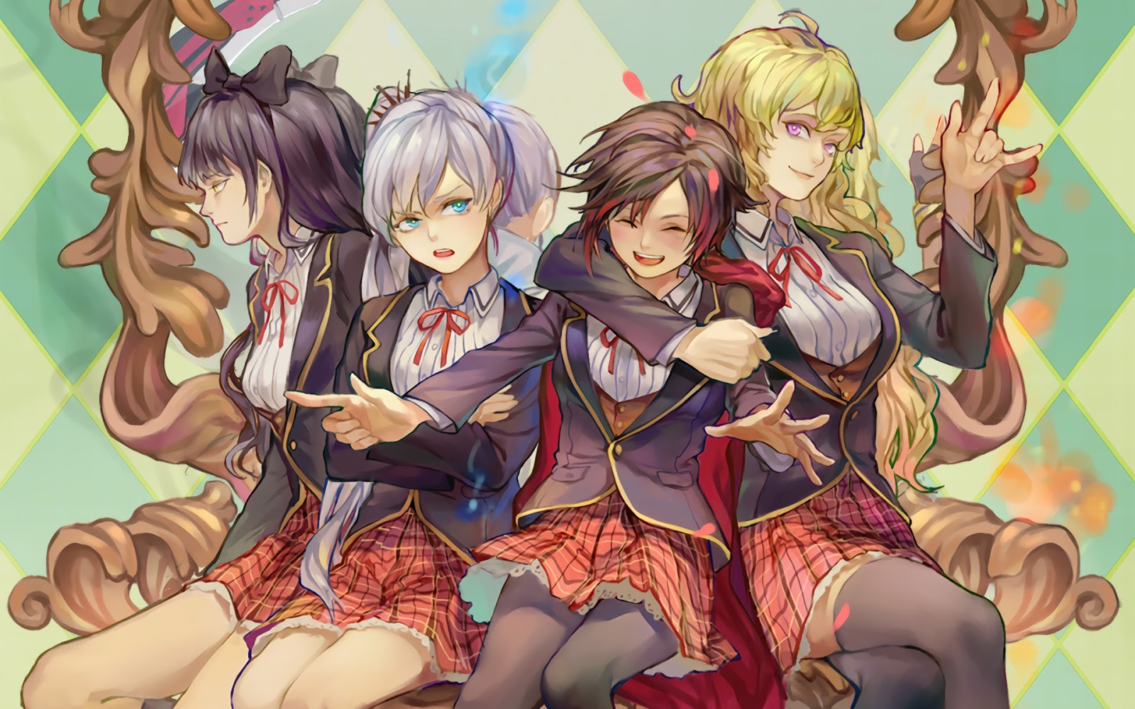 Rwby Wallpaper - Rwby Fanfic Ren And Jaune - HD Wallpaper 