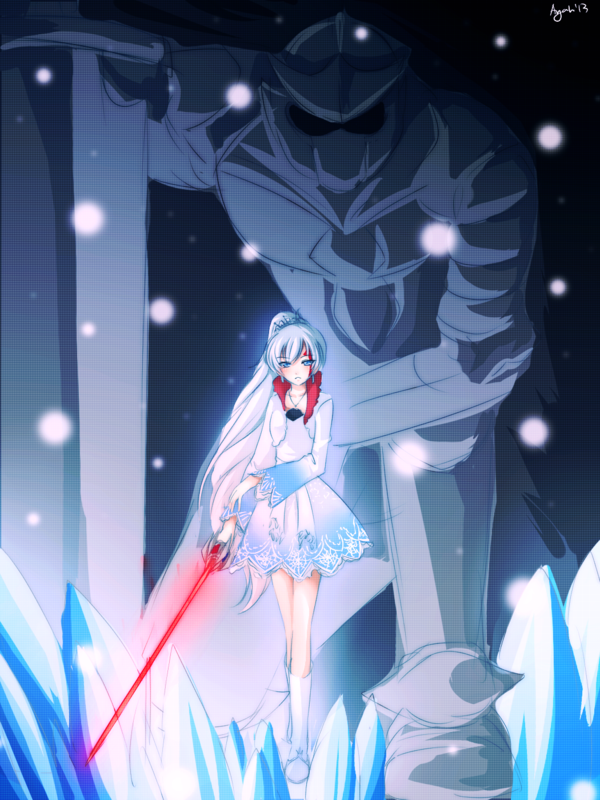 Weiss / White - Weiss Schnee Ice Knight - HD Wallpaper 