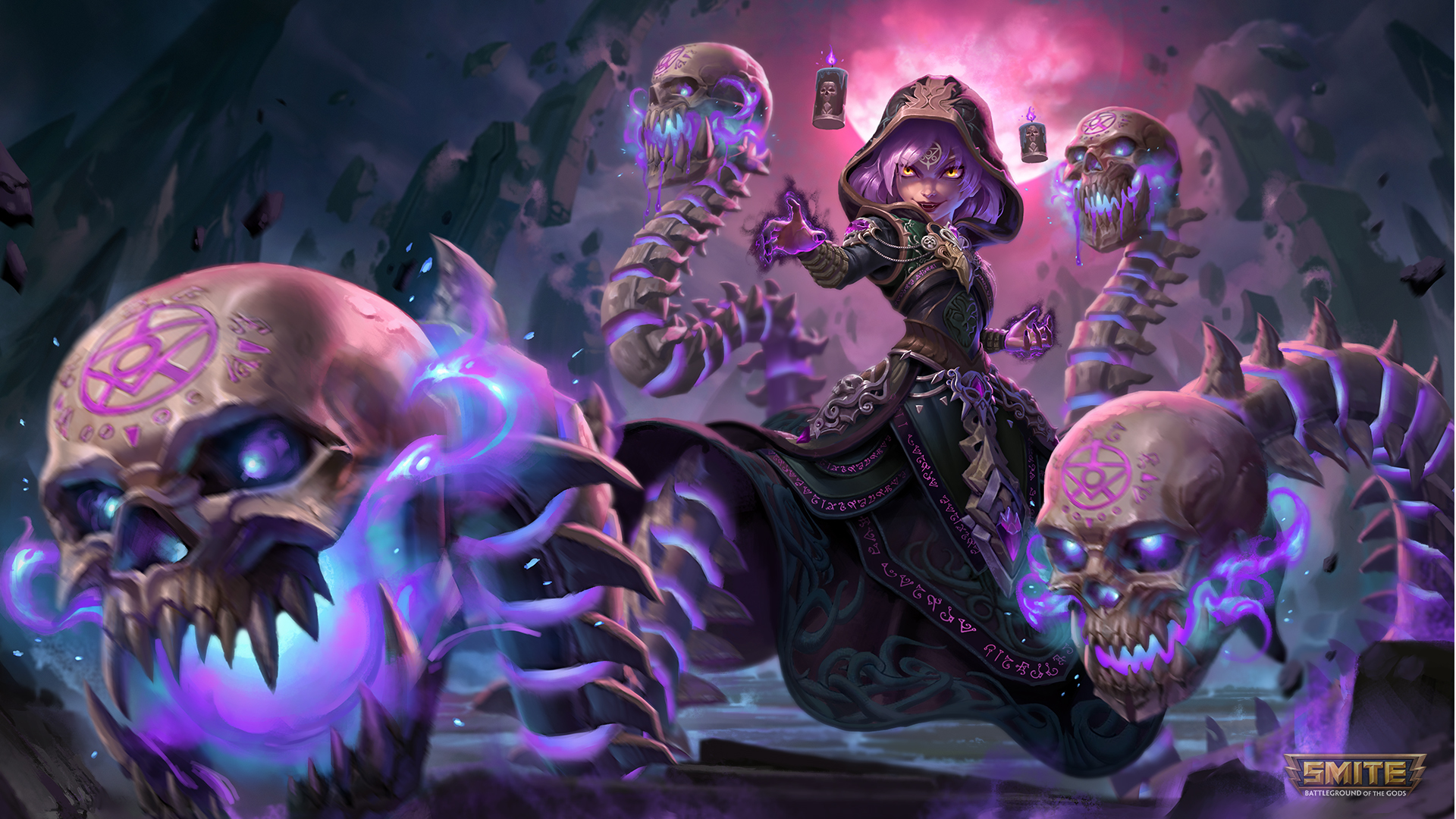 Smite Scylla Living Death - HD Wallpaper 