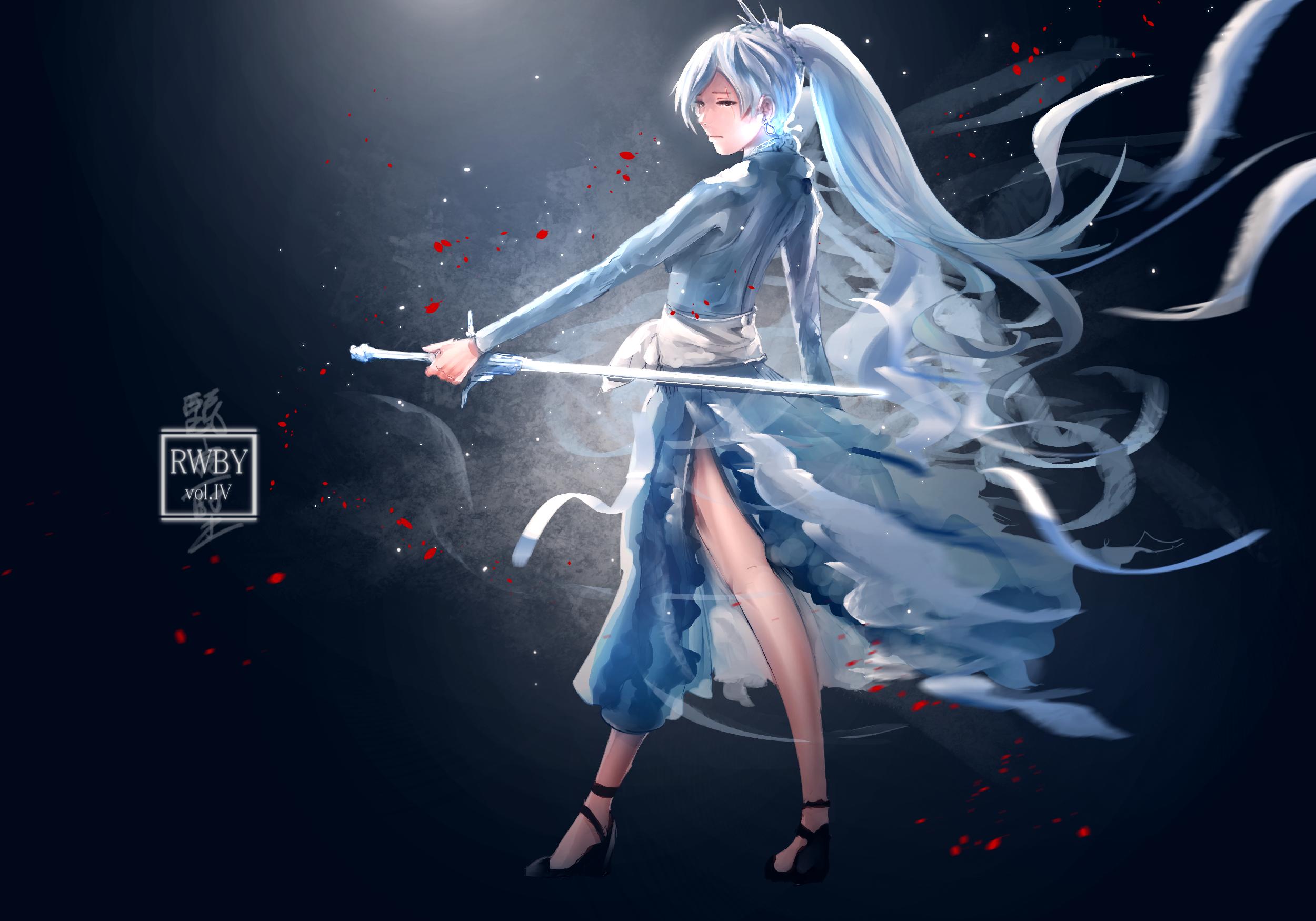 Wallpaper Schnee - Anime Girl Ice Sword - 2500x1750 Wallpaper - teahub.io