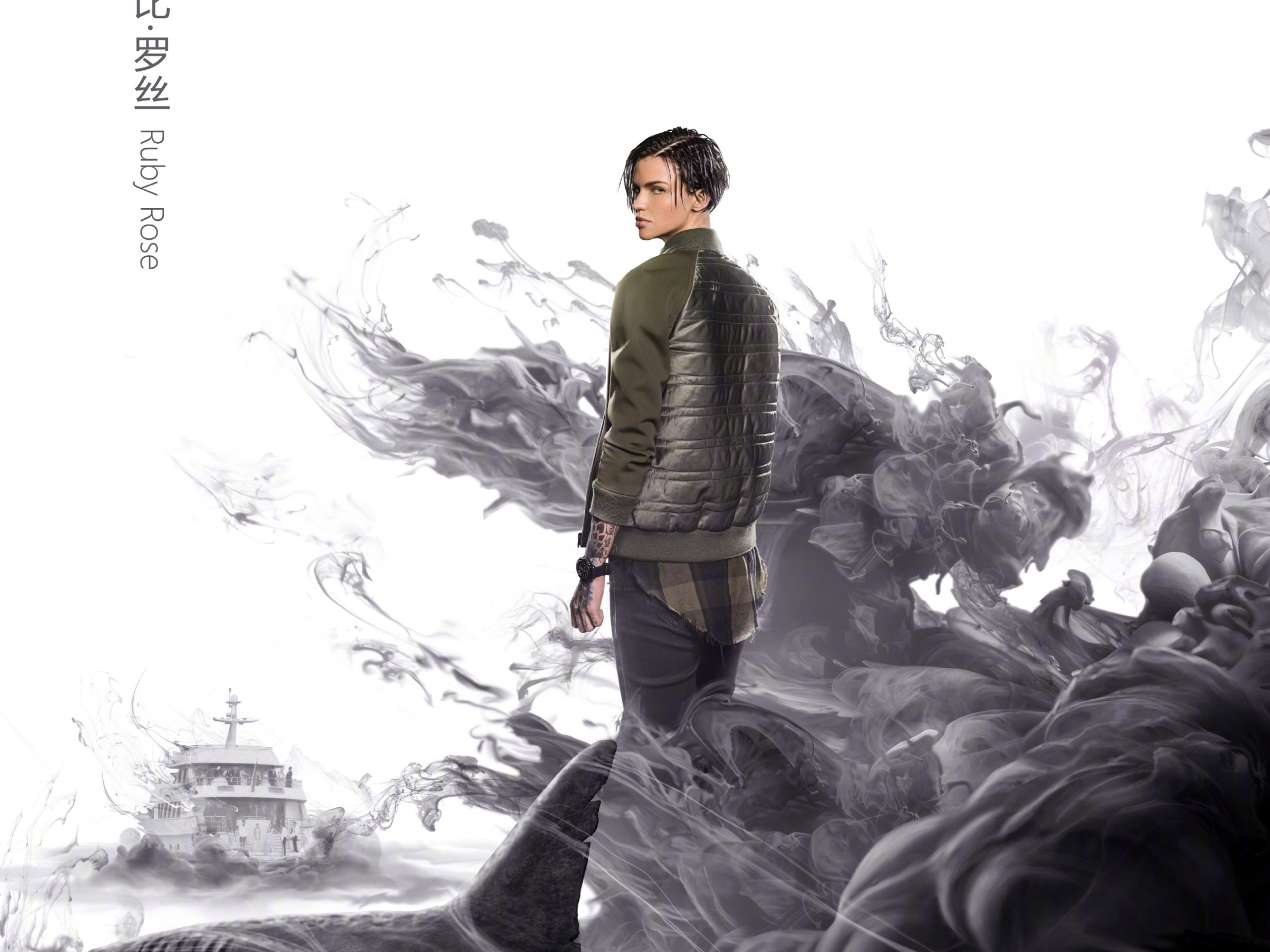 Wallpaper Ruby Rose, The Meg - Ruby Rose The Meg Hairstyle - HD Wallpaper 
