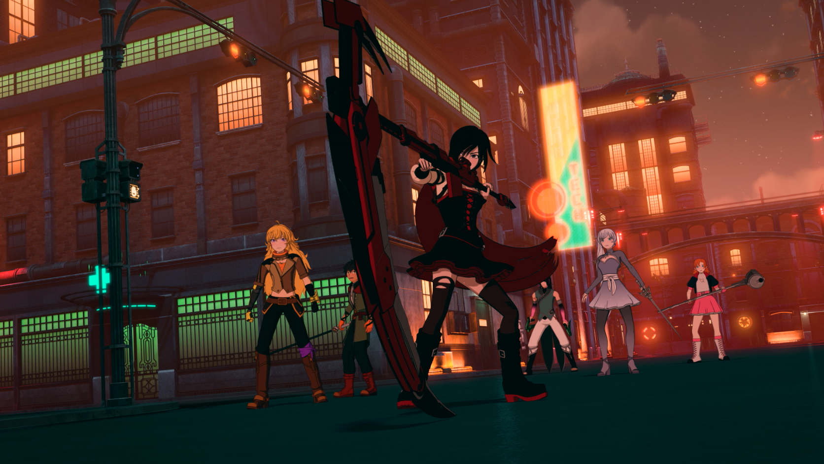Rwby Volume 7 Battle Rooster Teeth - Rwby Volume 7 Trailer - HD Wallpaper 