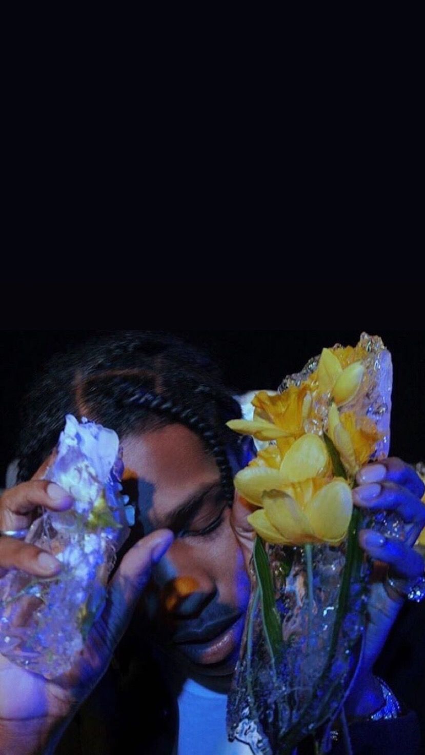 Asap Rocky With Flowers - HD Wallpaper 