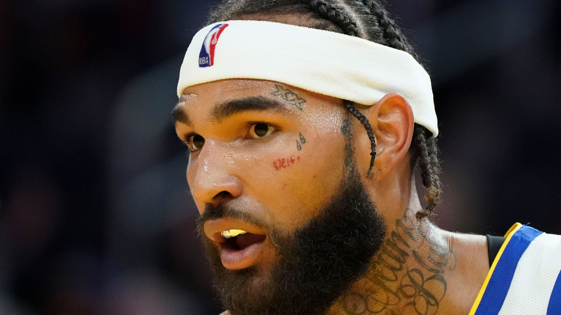 Wcsgrillstoryusatsi - Willie Cauley Stein Face Tattoo - HD Wallpaper 