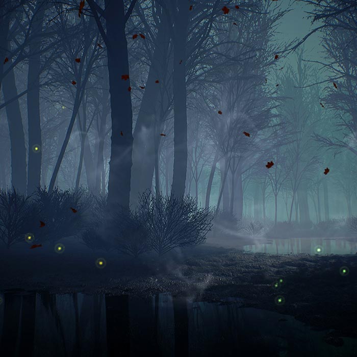 Dark Autumn Forest Wallpaper Engine - Dark Autumn - HD Wallpaper 