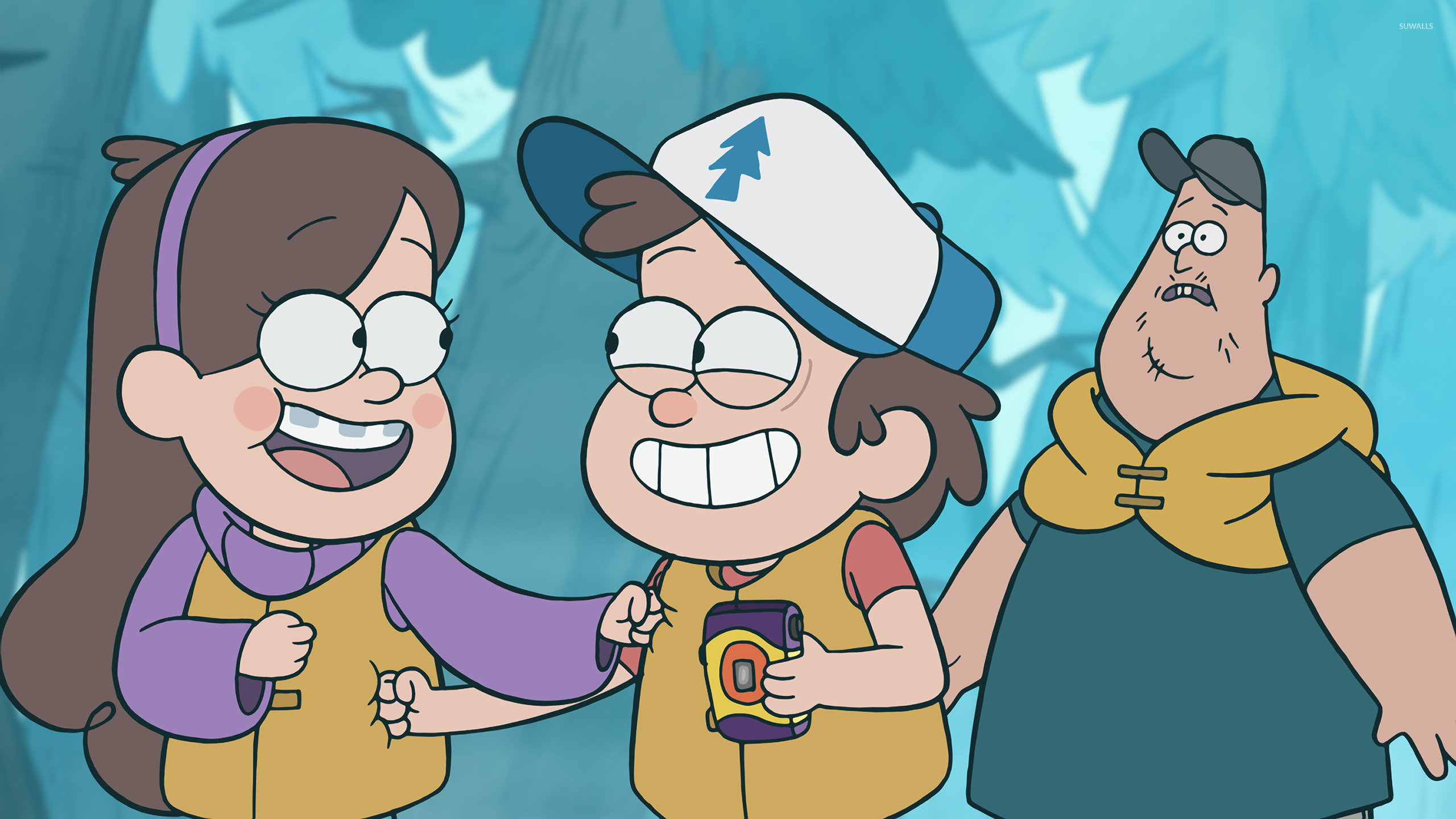 Soos Mabel Dipper Gravity Falls - HD Wallpaper 