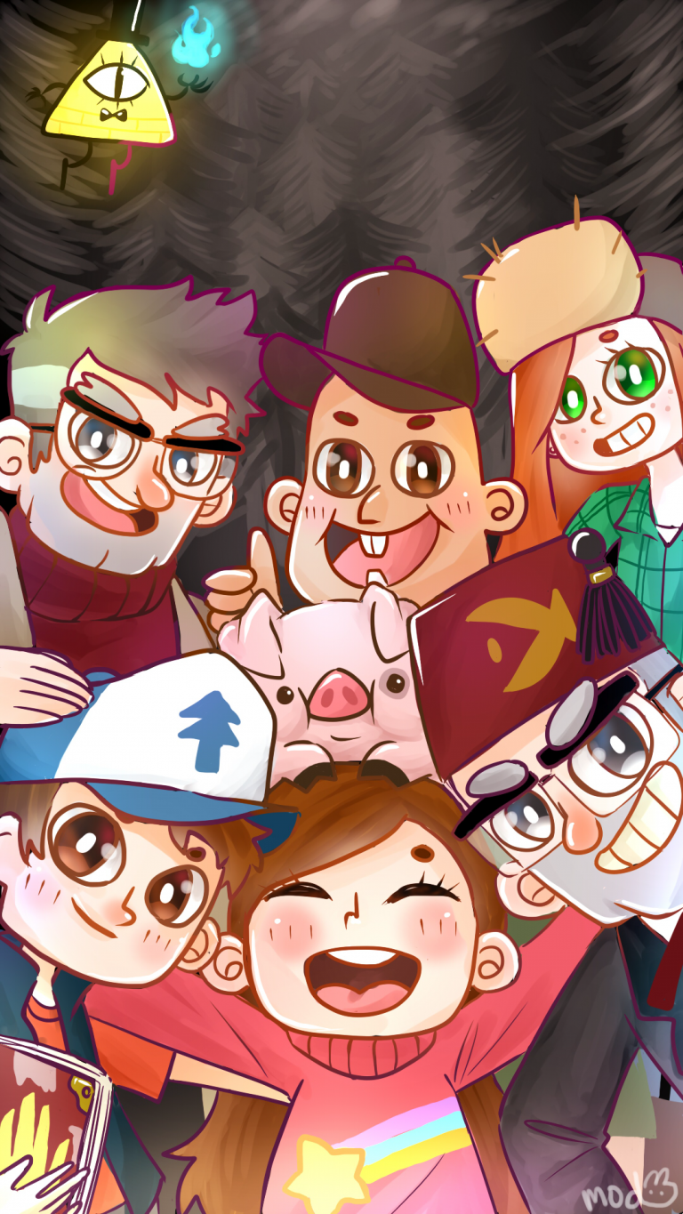 Gravity Falls Wallpaper - Cute Gravity Falls Wallpaper Phone - HD Wallpaper 