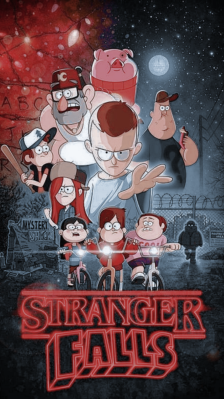 Image - Gravity Falls Stranger Things - HD Wallpaper 