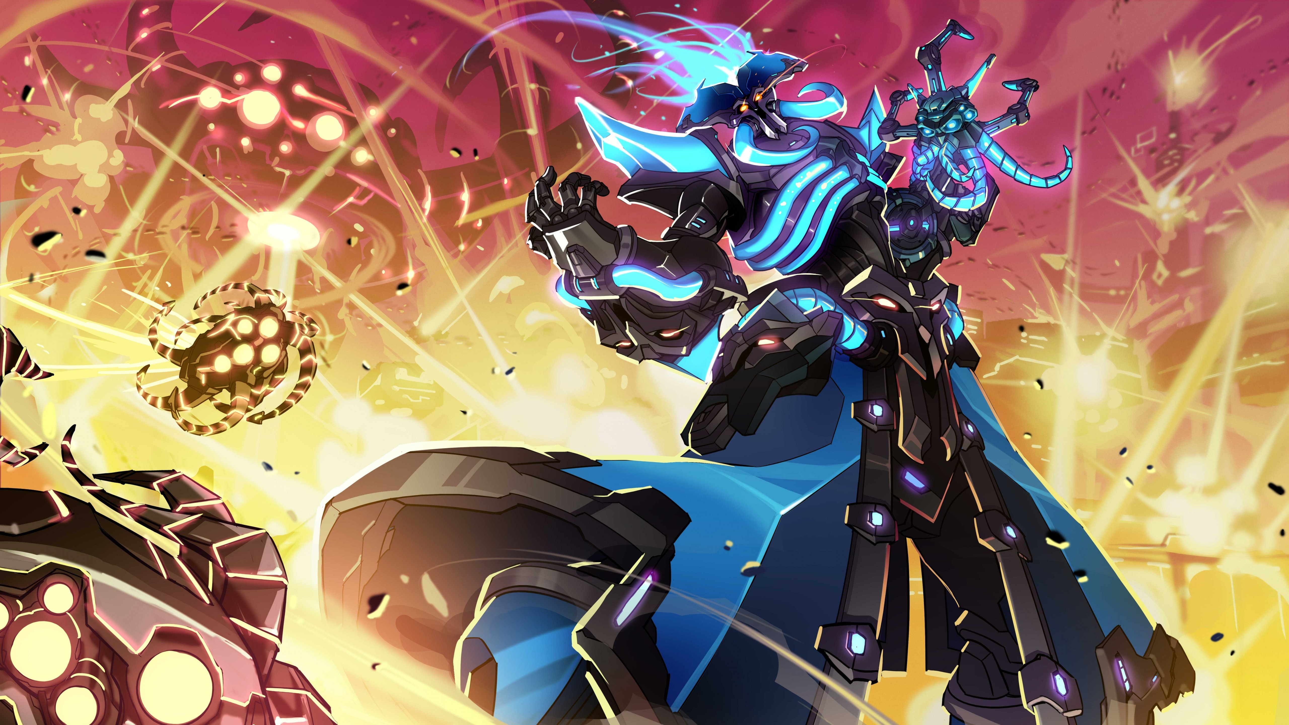 Paladins, Omega Dredge, Champion, Artwork, Skin - Paladins Omega - HD Wallpaper 