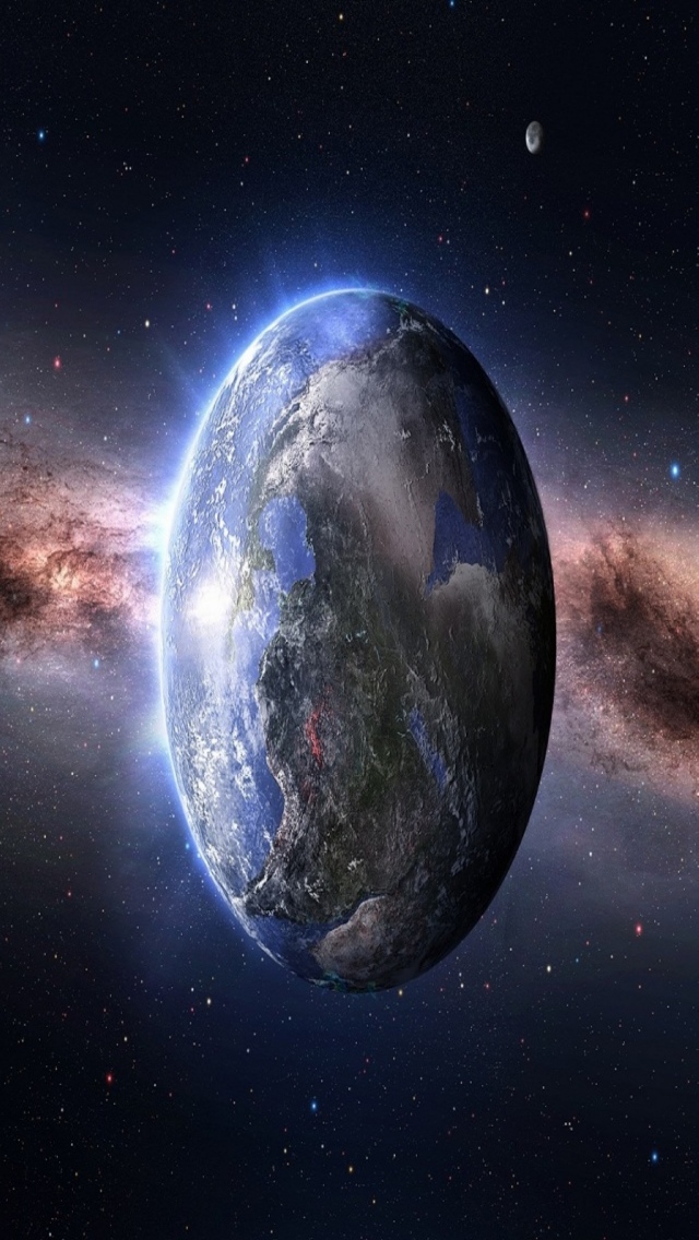 Ios 7 - Terra Vista Dallo Spazio - HD Wallpaper 