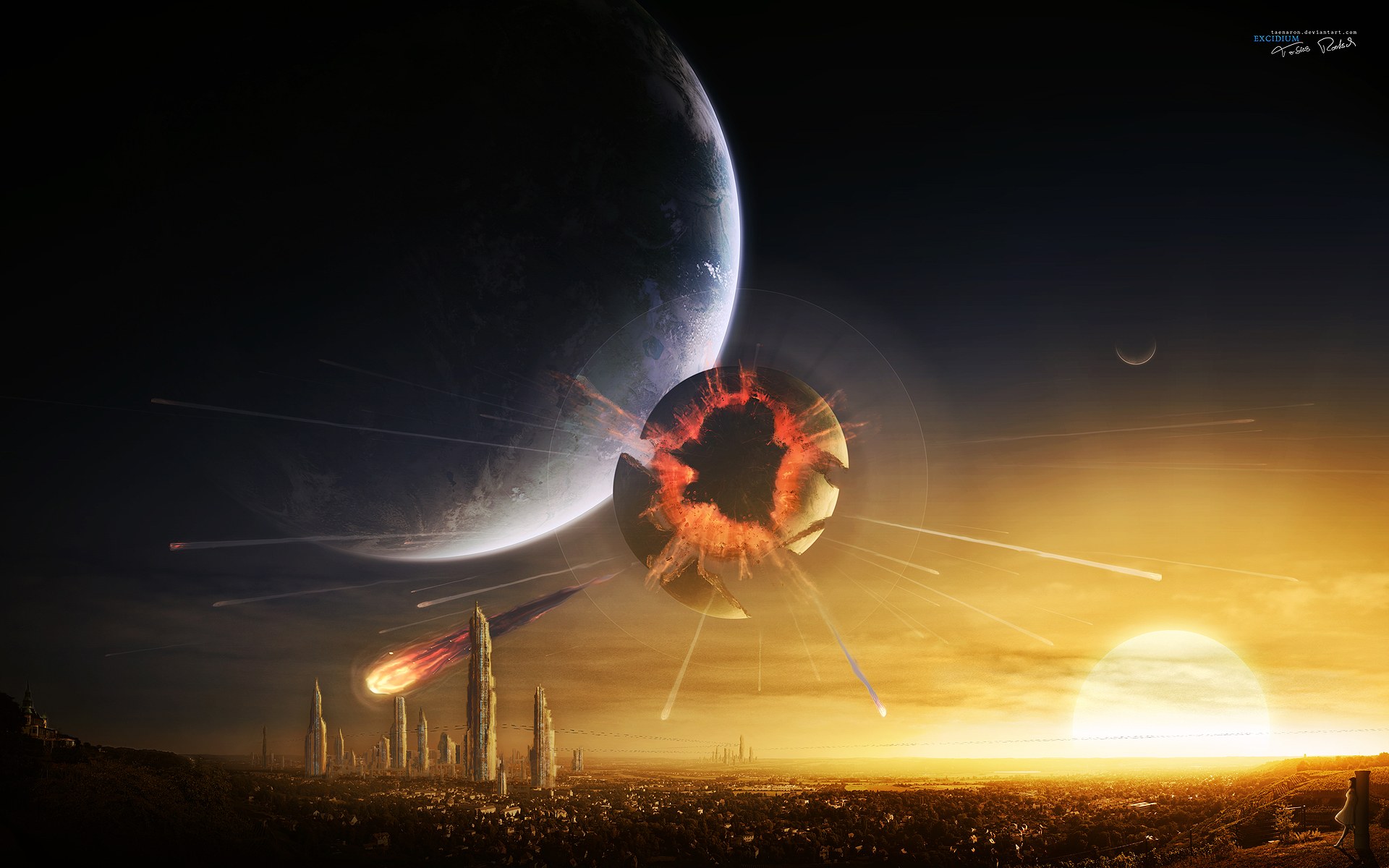 Planets Explosion - HD Wallpaper 