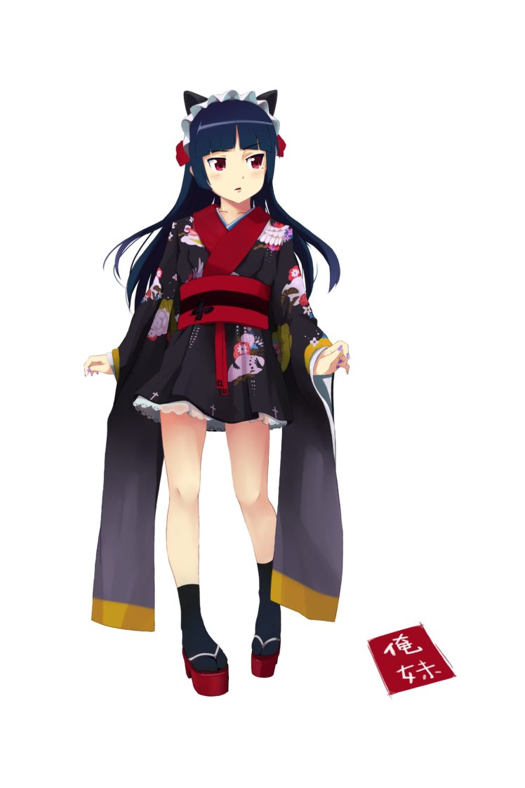 Gokou Ruri Kimono - HD Wallpaper 