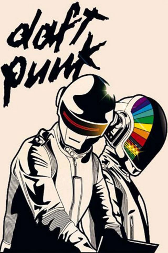 Daft Punk Daft Punk Hd Iphone 640x960 Wallpaper Teahub Io