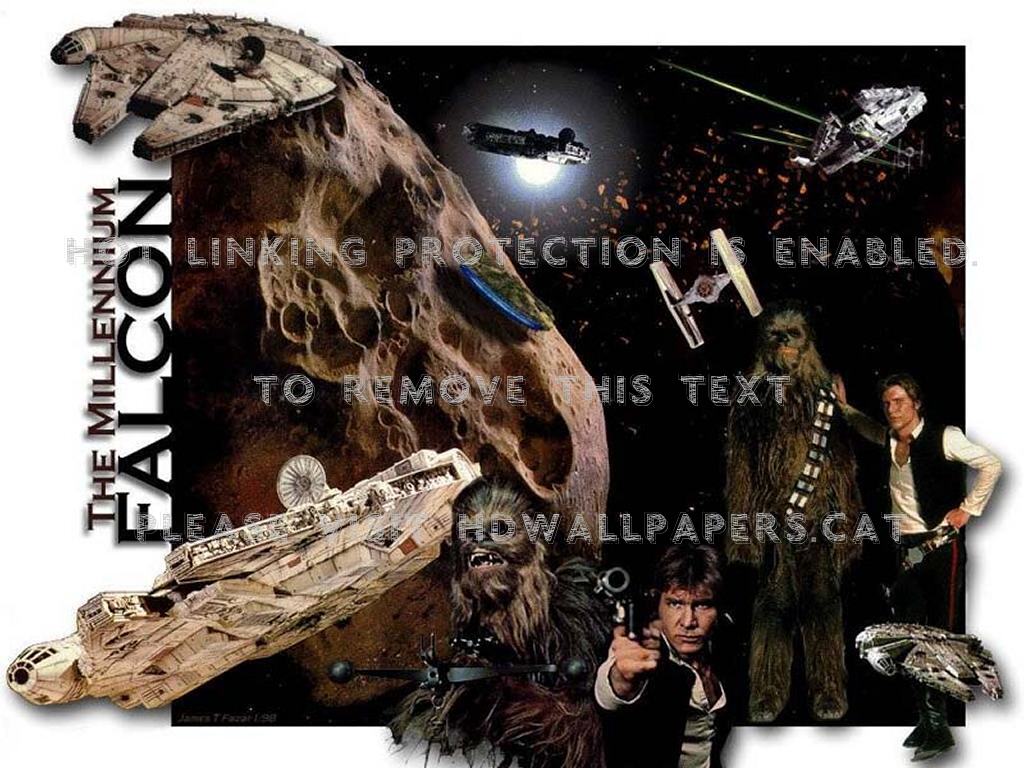 The Millenium Falcon Asteroid Han Solo Stars - Star Wars Han Solo - HD Wallpaper 