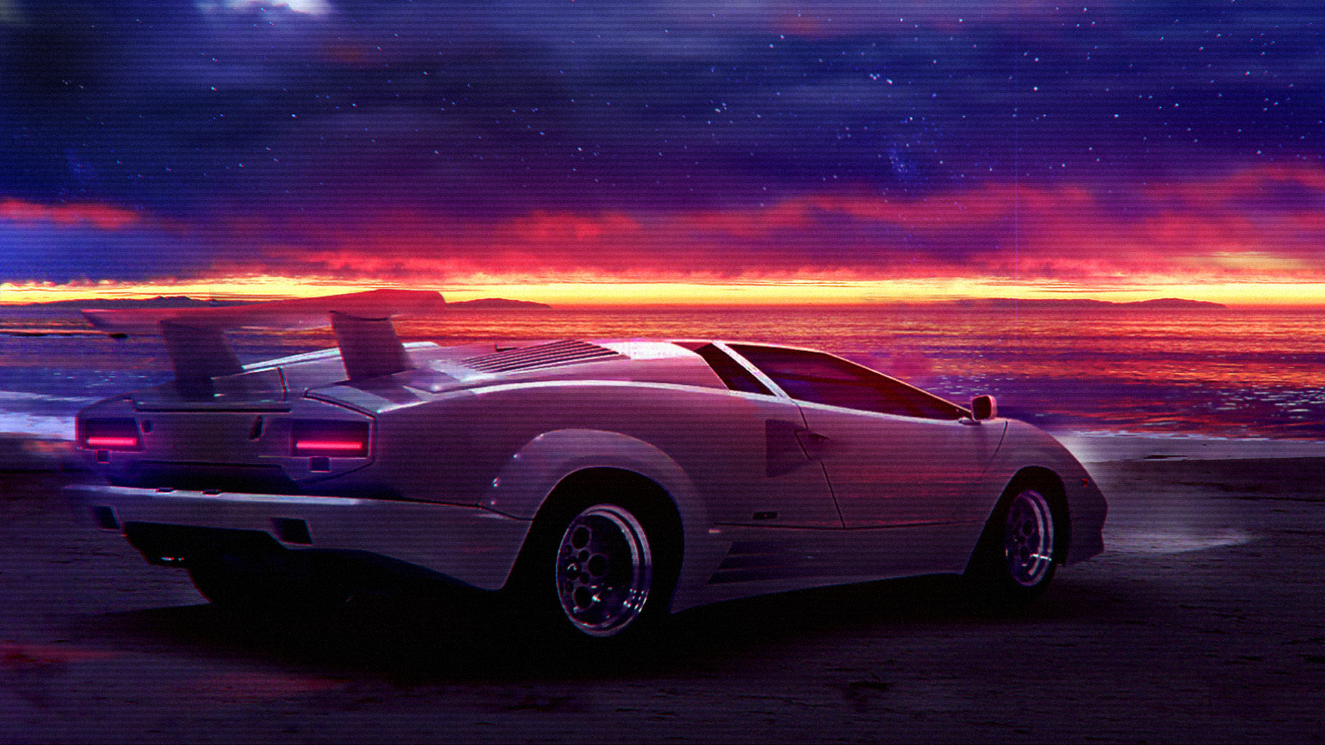 80s Lamborghini - HD Wallpaper 