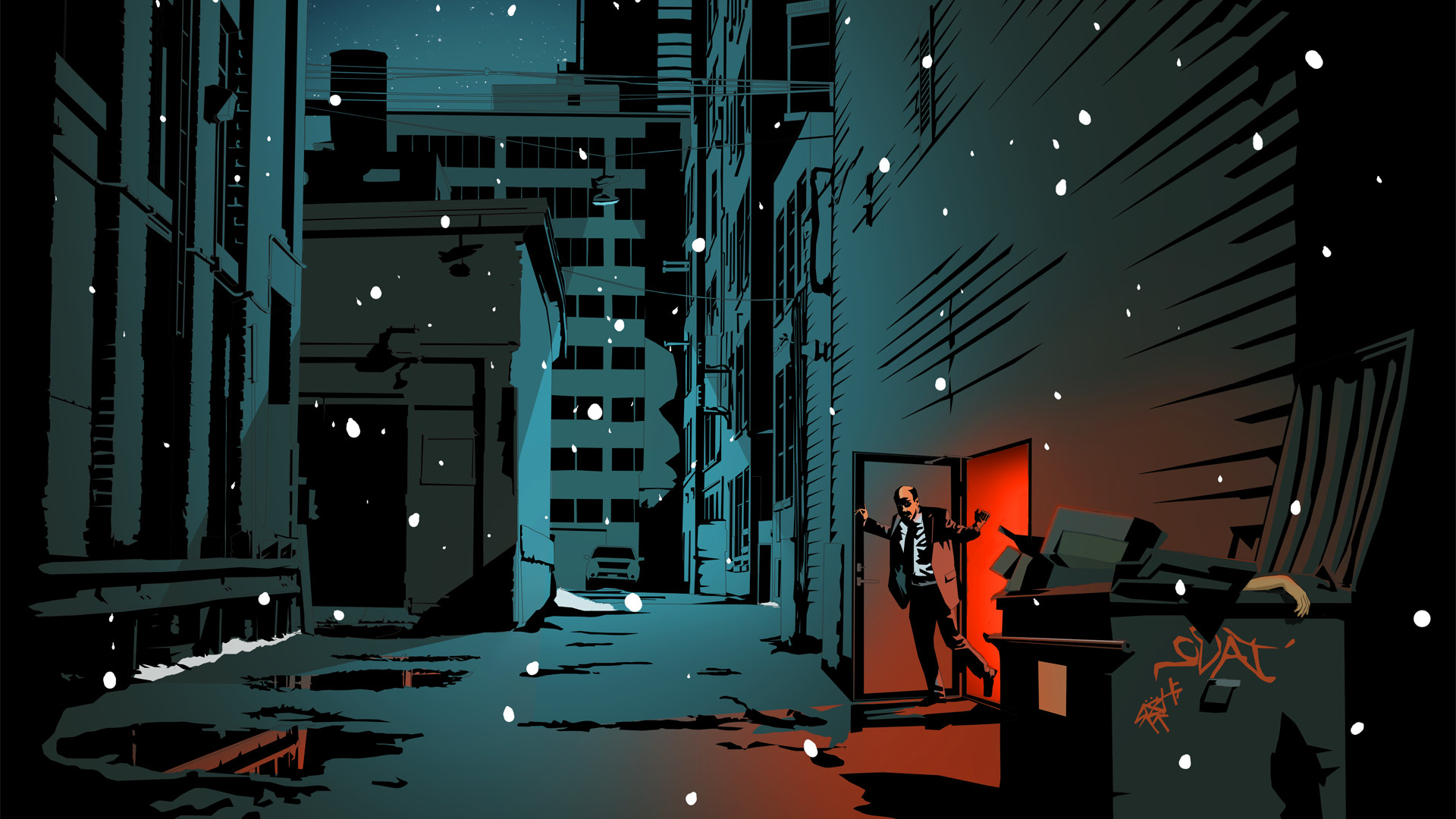 Tron Room Ideas - Neo Noir - HD Wallpaper 