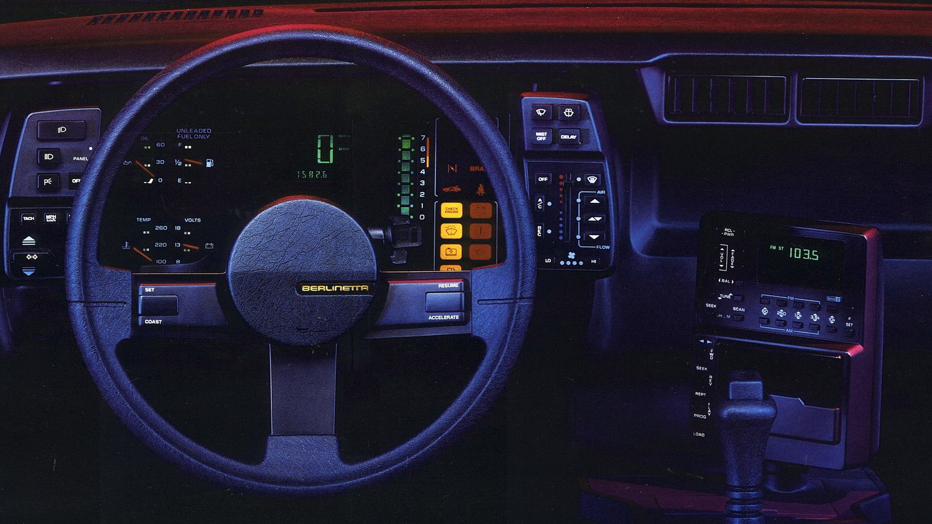 1984 Camaro Berlinetta Dash - HD Wallpaper 