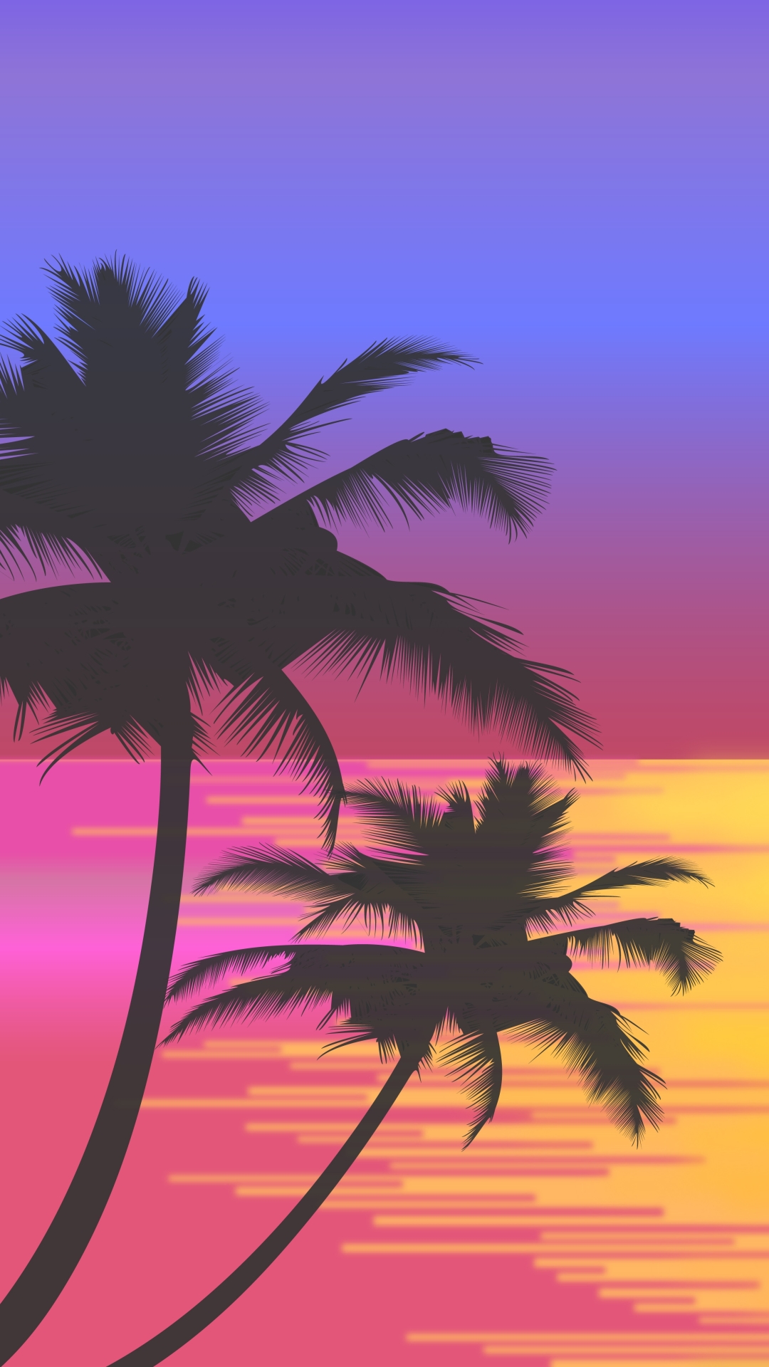 Palm Tree Wallpaper Iphone - HD Wallpaper 