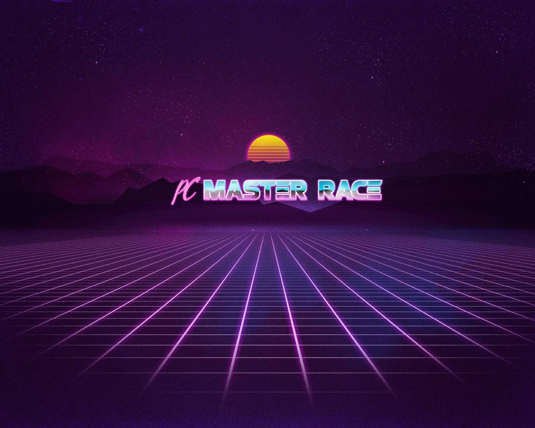 Android, Iphone, Desktop Hd Backgrounds / Wallpapers - Pc Master Race Wallpaper Retro - HD Wallpaper 