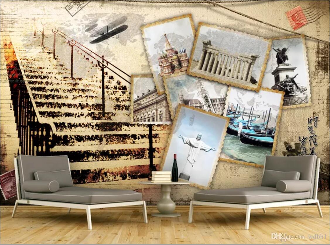 Papel Tapiz Vintage 3d - HD Wallpaper 