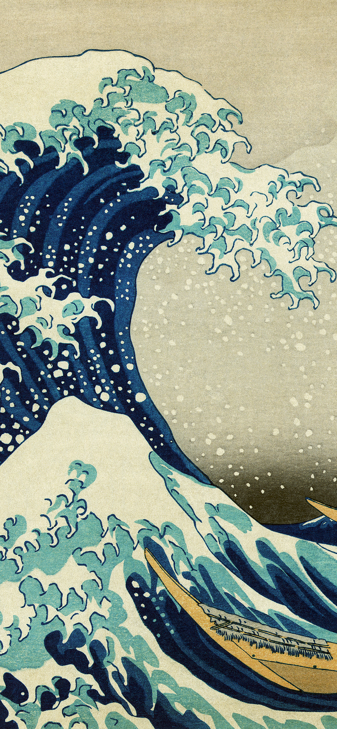 Com Apple Iphone Wallpaper Ab75 Wallpaper Great Wave - Wave Of Kanagawa Iphone - HD Wallpaper 