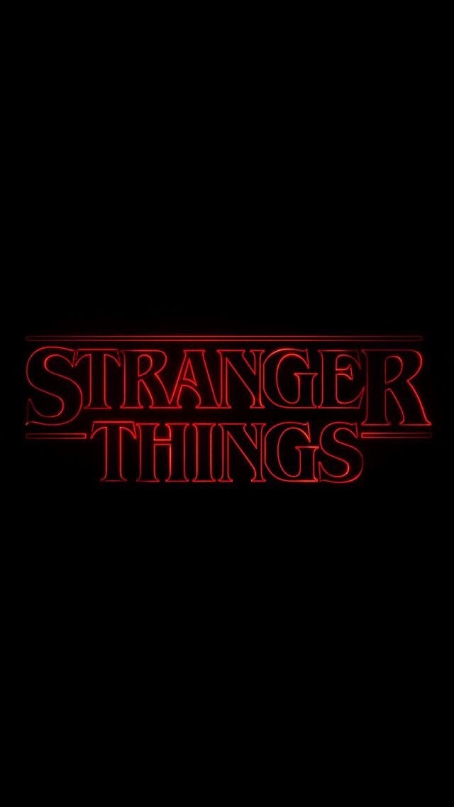 Stranger Things Logo Poster - HD Wallpaper 