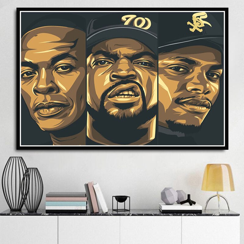 Rappers Artwork Ice Cube - HD Wallpaper 
