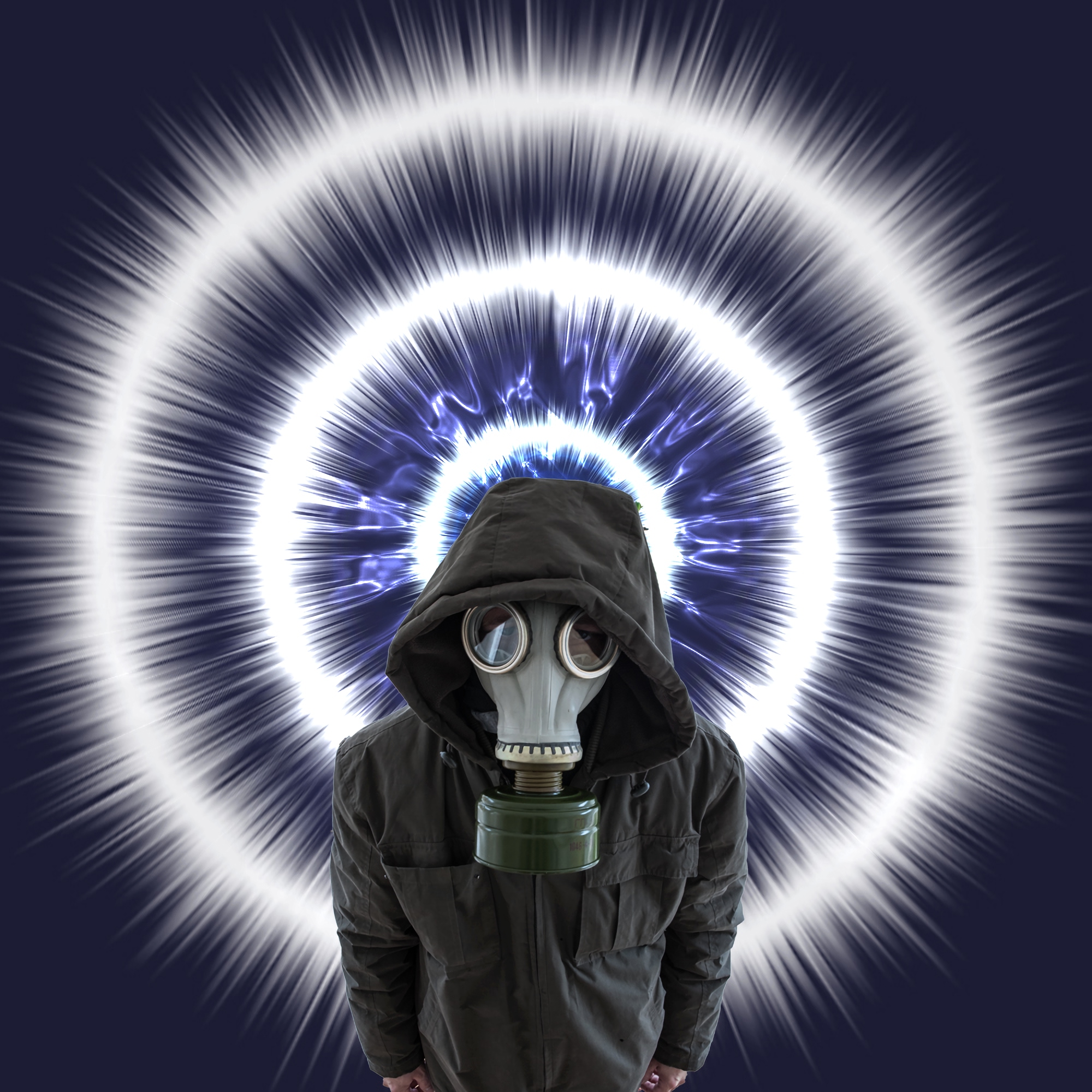 Wallpaper Gas Mask, Mask, Hood, Circles - Скачать Картинку В Противогазе - HD Wallpaper 