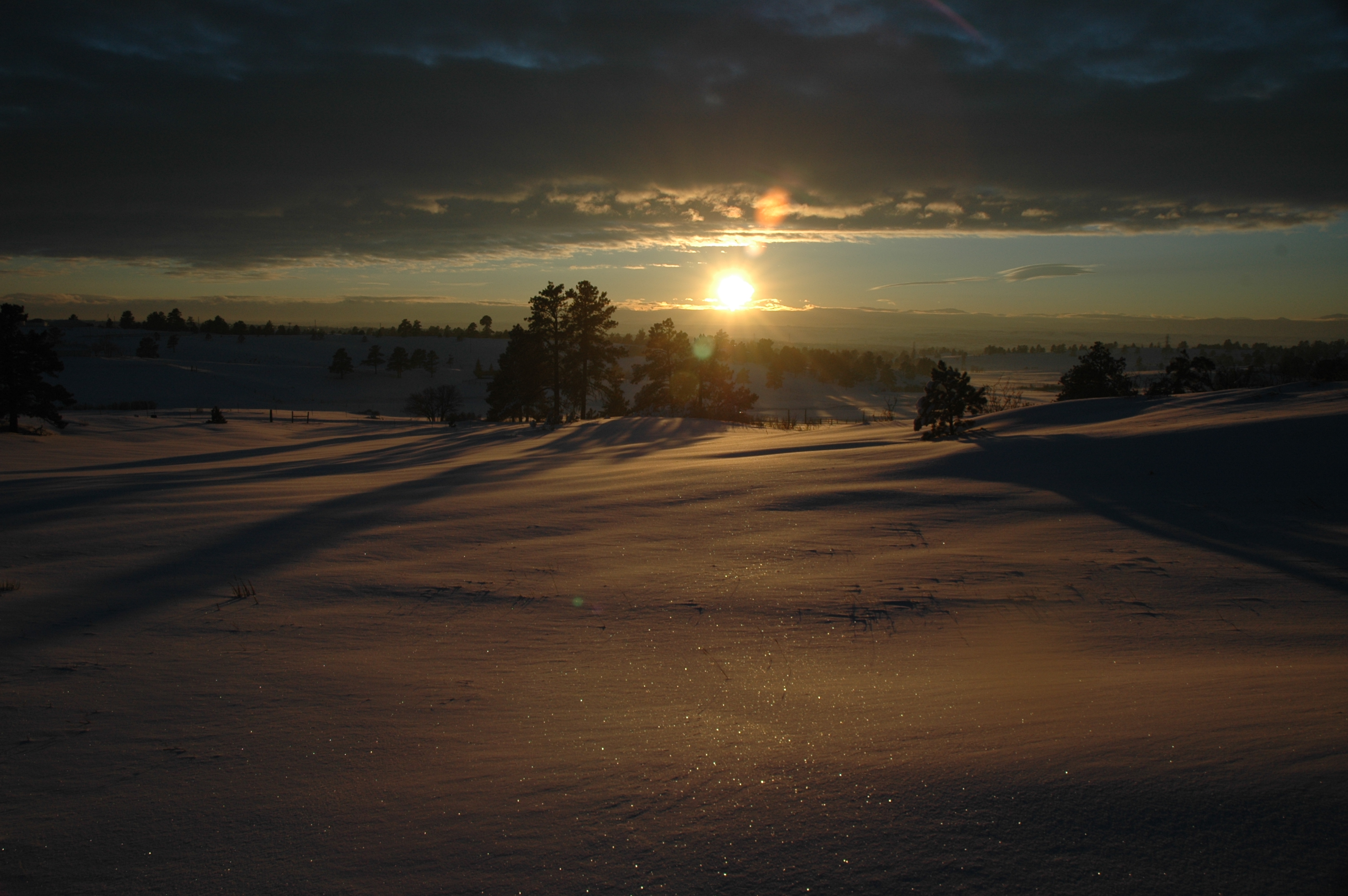 And Still I Persist - Winter Sunset - HD Wallpaper 