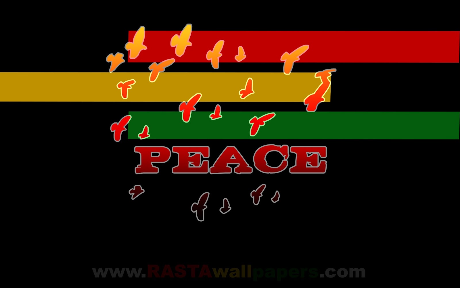 Peace Rasta Wallpapers - Graphic Design - 1600x1002 Wallpaper - teahub.io