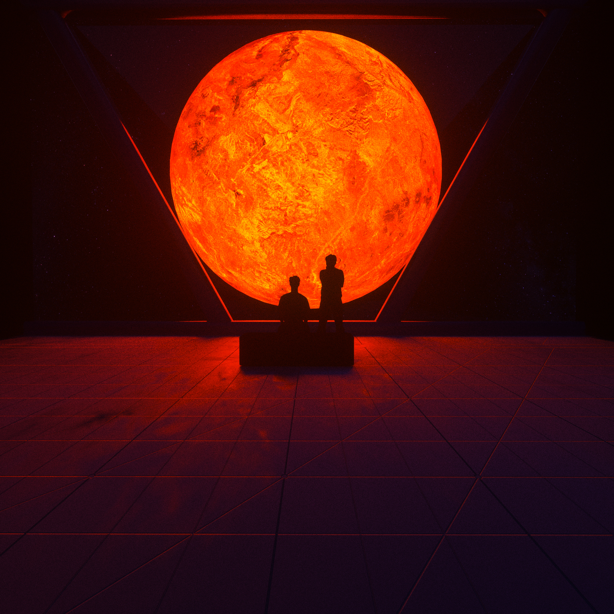 Wallpaper Silhouettes, Porthole, Planet, Dark, Space - Mobile Phone - HD Wallpaper 