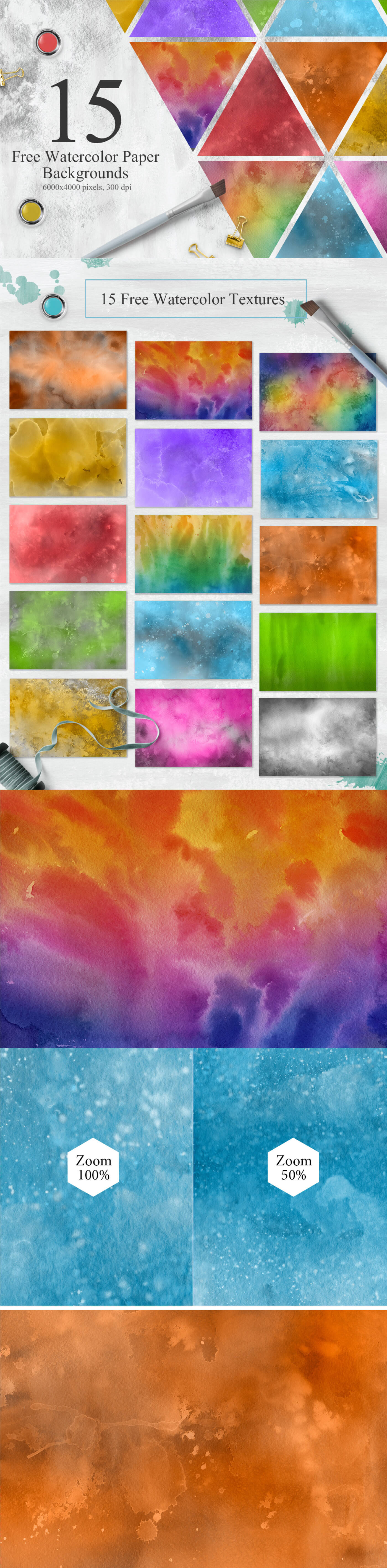 15 Watercolor Texture - HD Wallpaper 