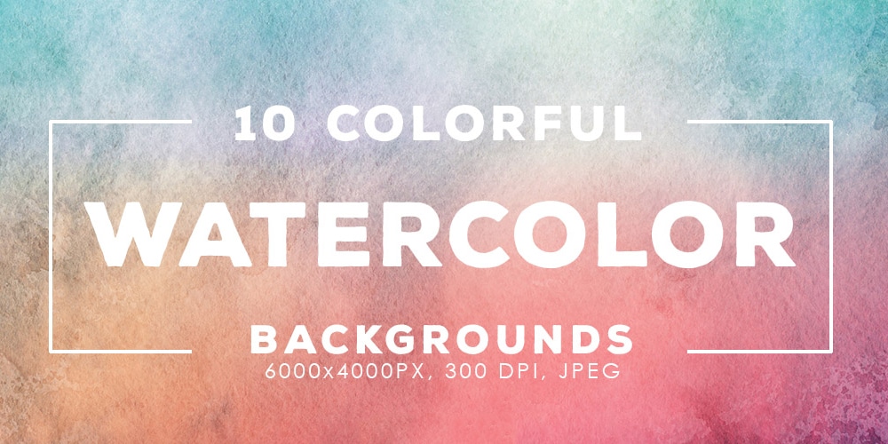 Free Colorful Watercolor Backgrounds - Architecture - HD Wallpaper 