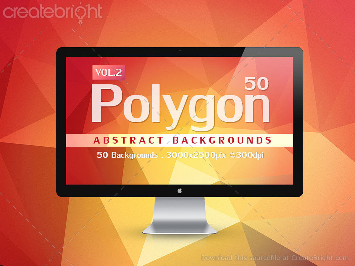 50 Polygon Backgrounds Vol - Graphic Design - HD Wallpaper 