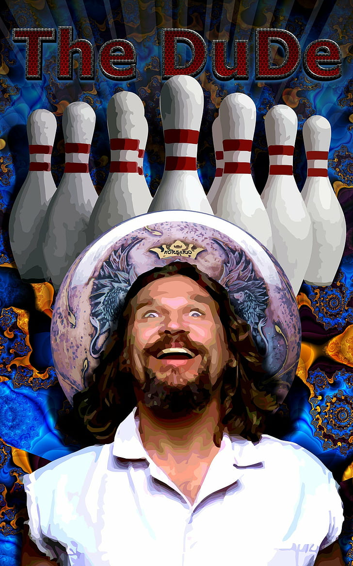 Px Lebowski The Big Lebowski The Dude Anime Bleach - Big Lebowski Bowling Pins - HD Wallpaper 