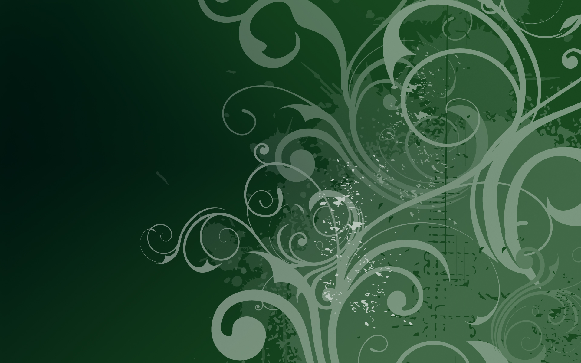 Flowers And Swirls - HD Wallpaper 