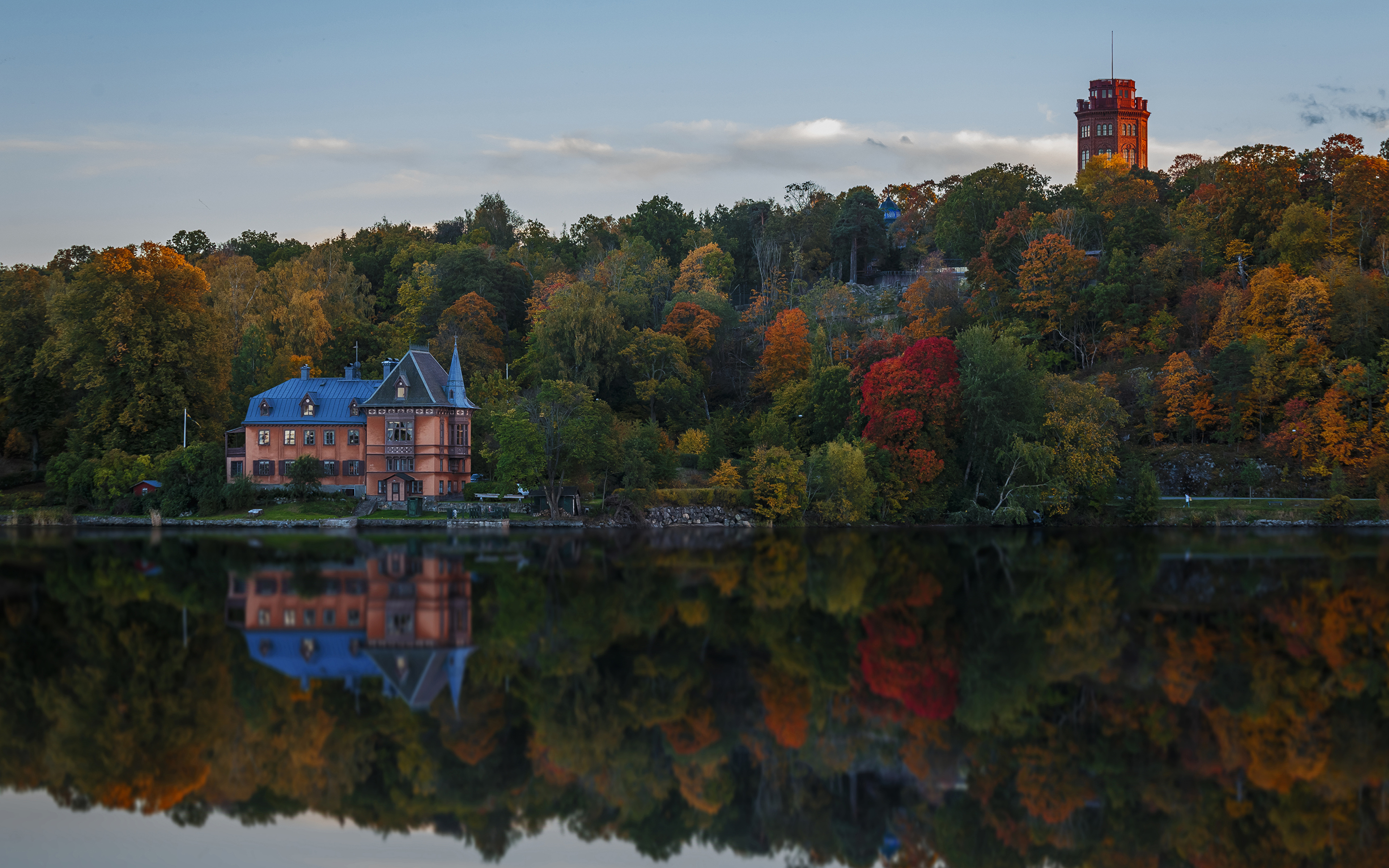 Hintergrund Pc Schweden Herbst - HD Wallpaper 