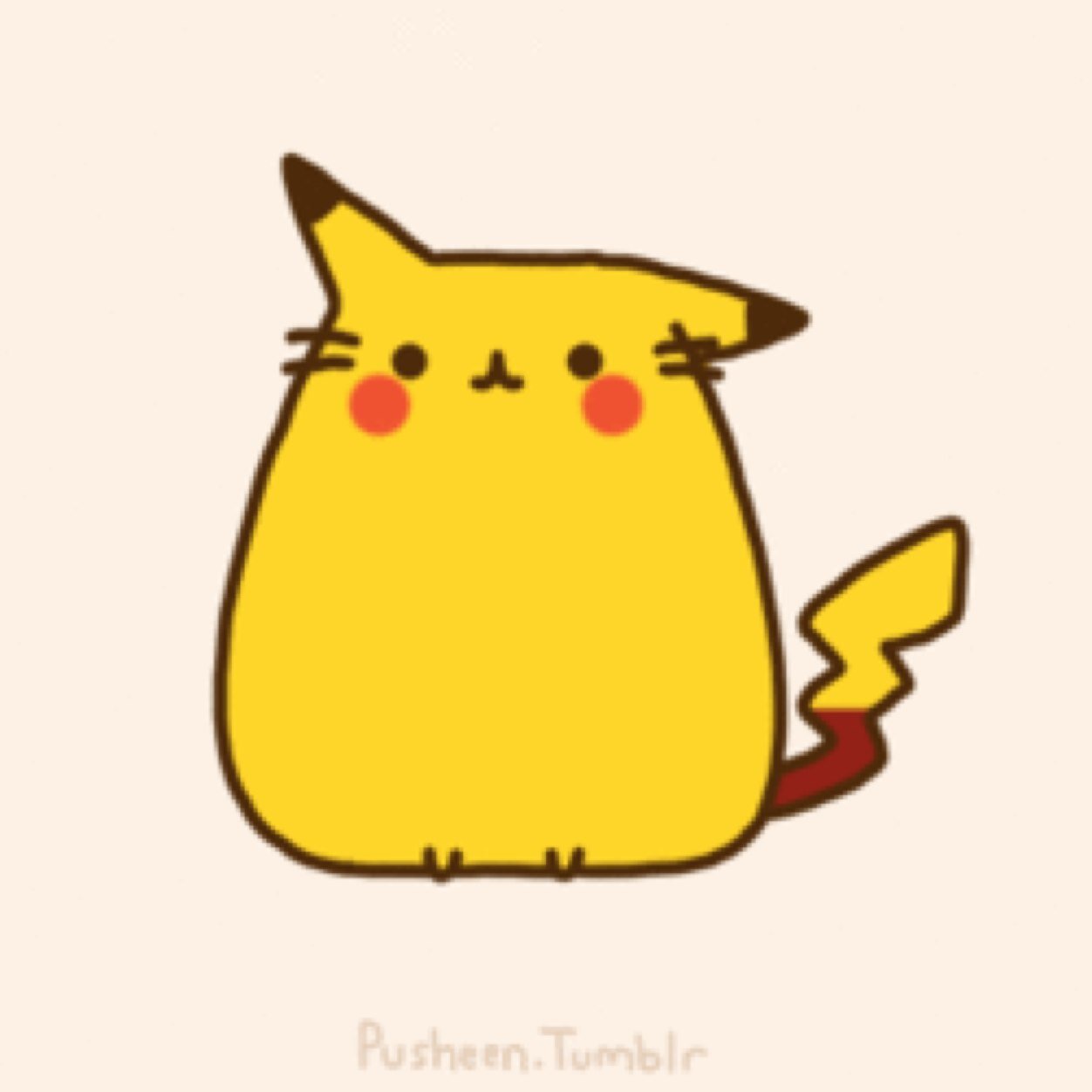 Pikachu Pusheen Gif - HD Wallpaper 