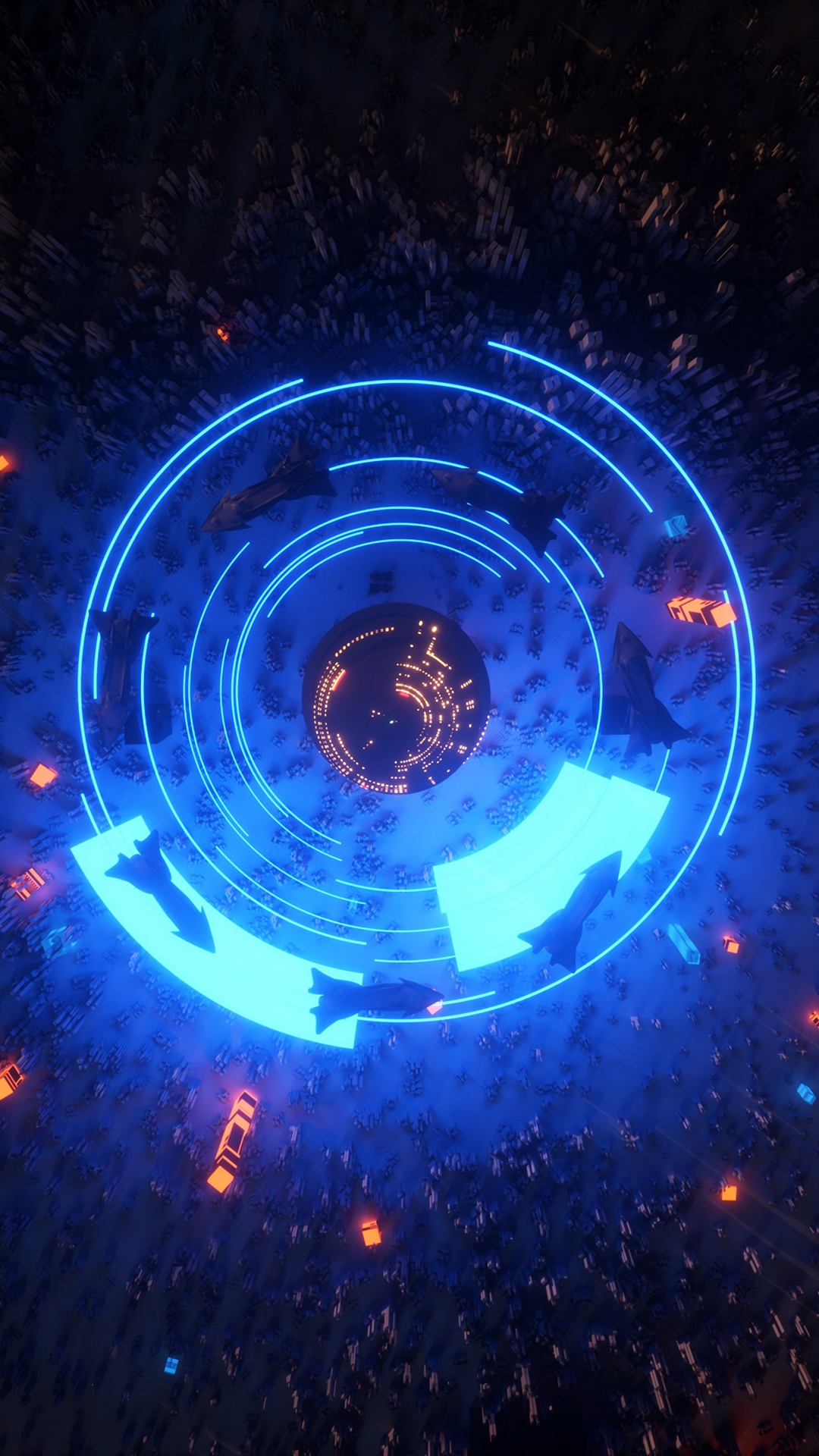 Wallpaper Ball, Circles, Neon, Glow, Shapes - Neon Circle Glow Png - HD Wallpaper 