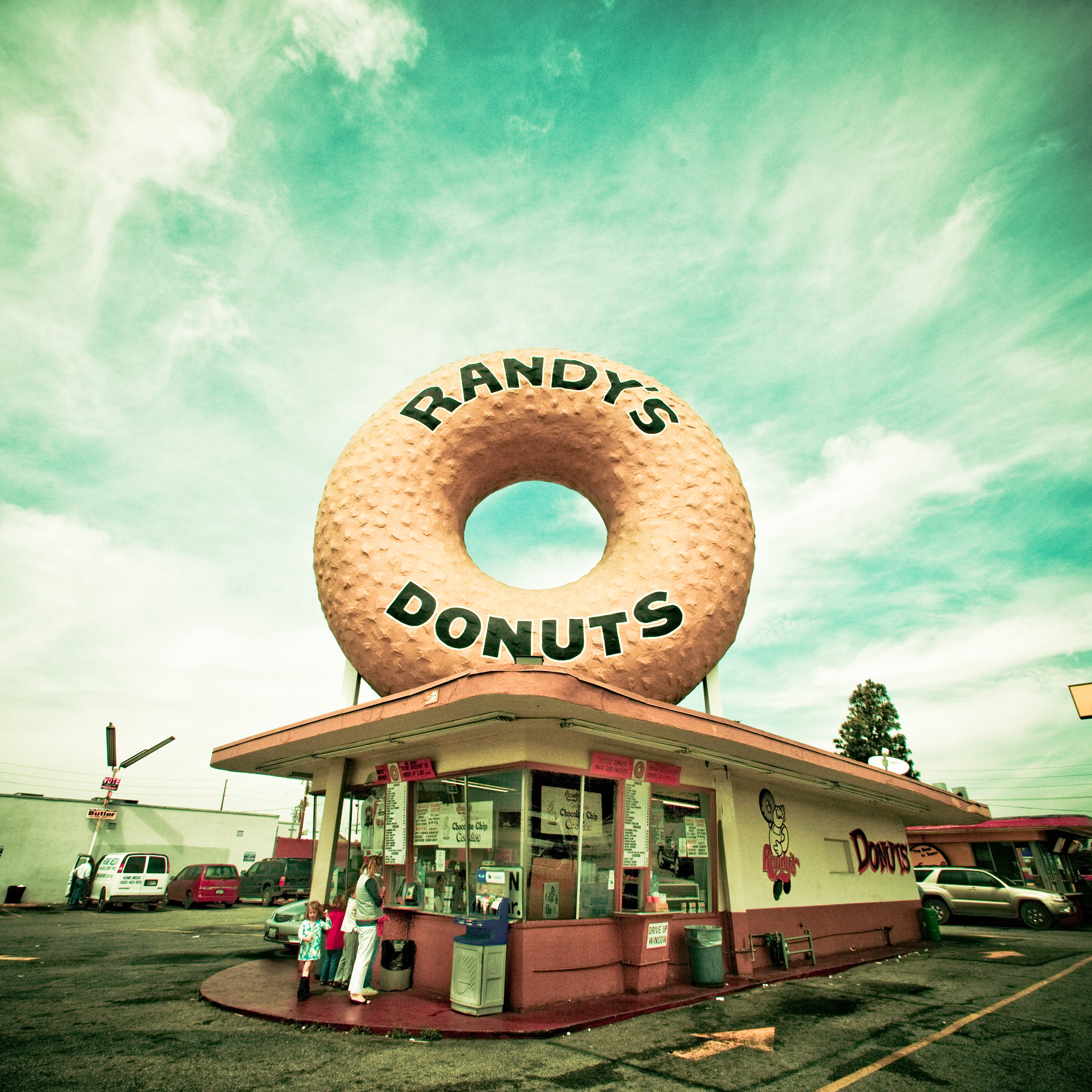 Randys Donuts Ipad Wallpaper - Randy's Donuts - HD Wallpaper 
