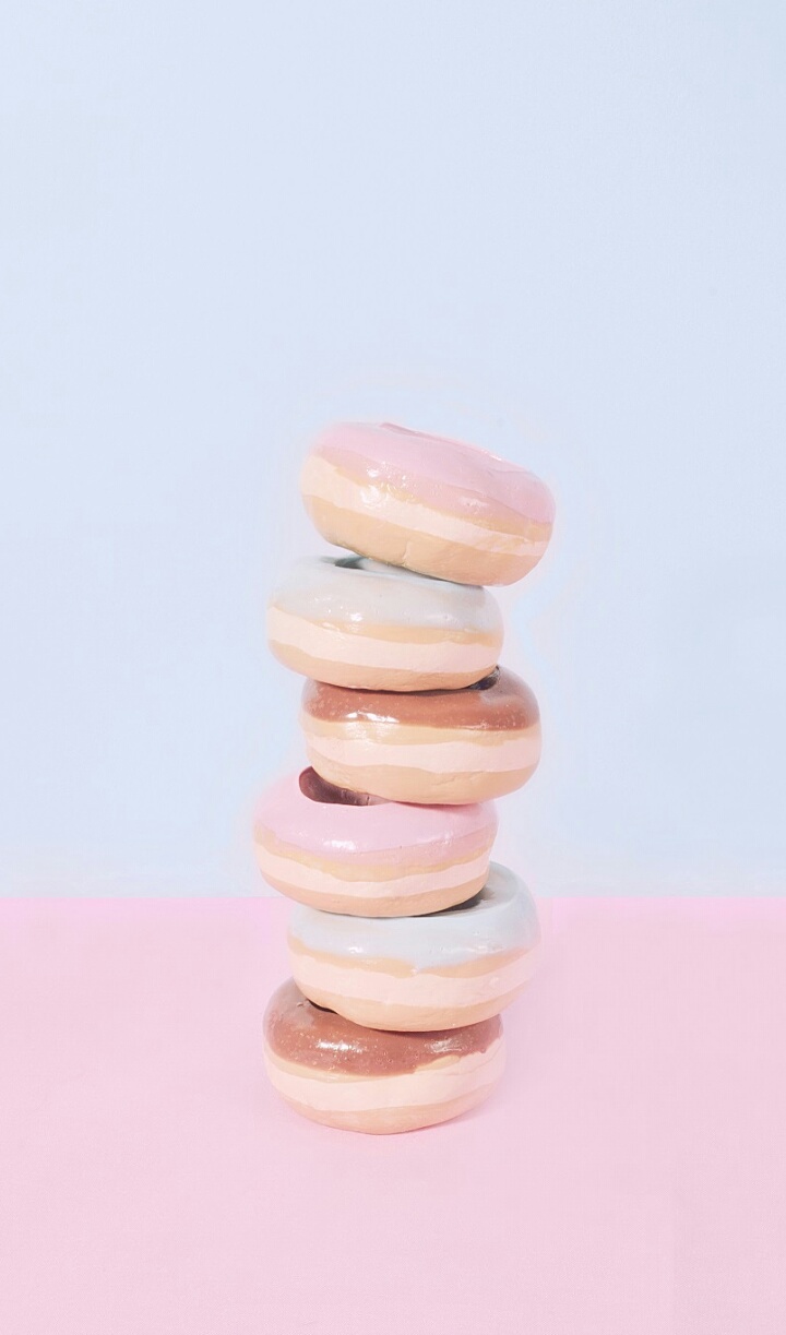 Donuts, Pink, And Sweets Image - Aesthetic Wallpaper Donut - HD Wallpaper 