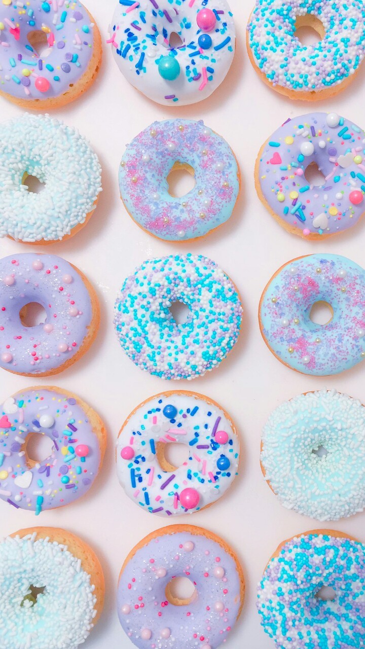 Pastel Donut Background 720x1280 Wallpaper Teahub Io