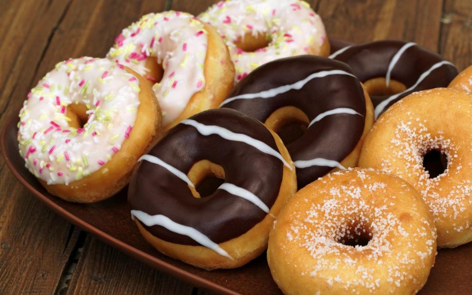Tasty Donuts Wallpaper,donuts Hd Wallpaper,cookies - Doughnut Images Hd - HD Wallpaper 