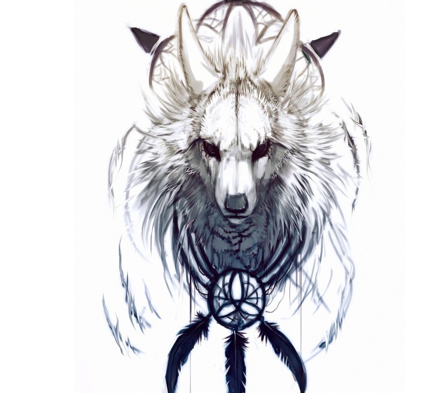 Full Hd White Wolf Wolf Wallpaper Iphone 6s - HD Wallpaper 